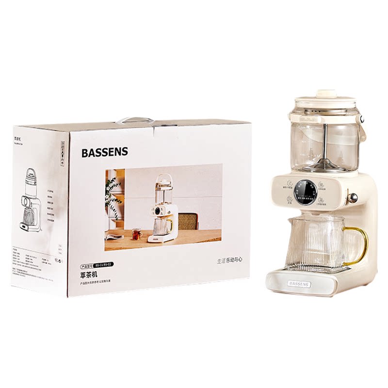 巴森钛萃茶机2026新款蒸汽煮茶壶喷淋式煮茶器多功能泡茶机蒸茶壶