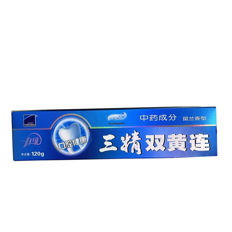 三精双黄连牙膏去口臭去牙渍无氟