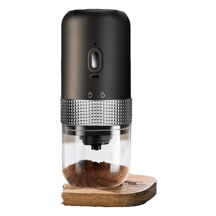 宝选电动磨豆机咖啡机小型家用磨粉器全自动便携自动咖啡豆研磨机