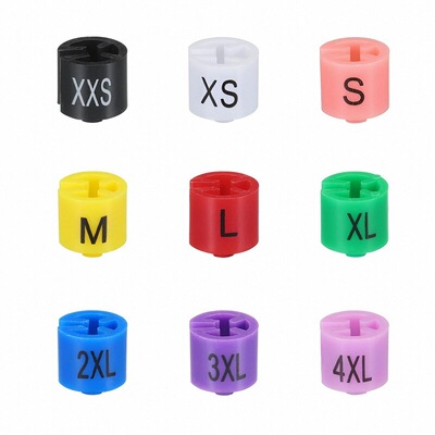 衣架尺码扣服装字母展示标签