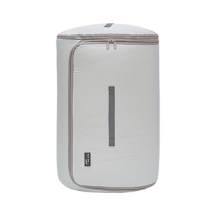 家用棉被收纳袋换季衣物整理袋羽绒被压缩袋圆筒形大容量手提袋