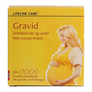 挪威Lifeline Care孕妇鱼油DHA维生素备孕叶酸孕期妈妈专用营养素