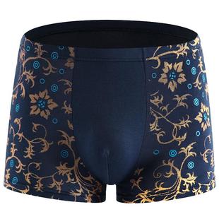 男士内裤男平角裤莫代尔透气宽松加肥佬加大码胖子200斤四角裤头5