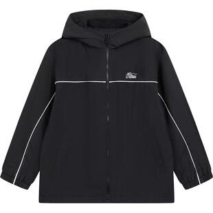 商场同款|李宁儿童防泼水加绒外套男童装中大童青少年秋冬款冬装