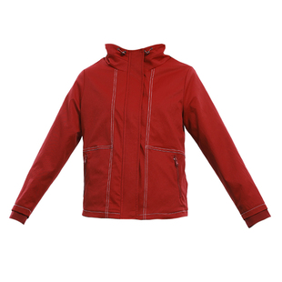 Gitti/吉蒂立领防风加绒厚款外套女长袖夹克上衣G255401