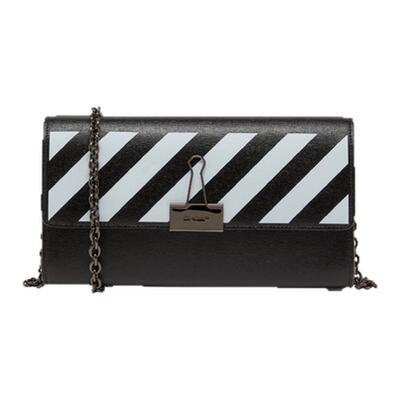OFF-WHITE™女款翻盖单肩包链条包00711BXI