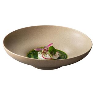 日式沙拉碗陶瓷大号斗笠创意冷面碗商用意境菜餐具好看浅口高脚碗