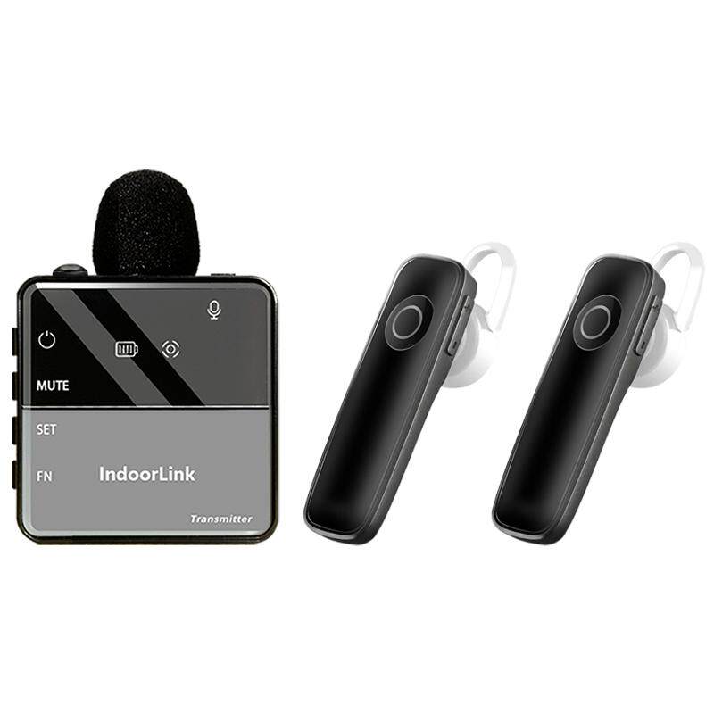 IndoorLink无线讲解器一对多轻讲解导游带团博物馆参观景区故宫旅游政企会议接待耳麦耳机领夹式讲解系统设备