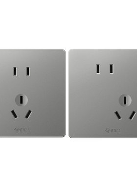 公牛86型墙面暗线香槟金开关插座