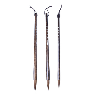 狼毫中锋中楷毛笔学生批发欧楷柳体写意国画颜体行书书法纯狼书宝