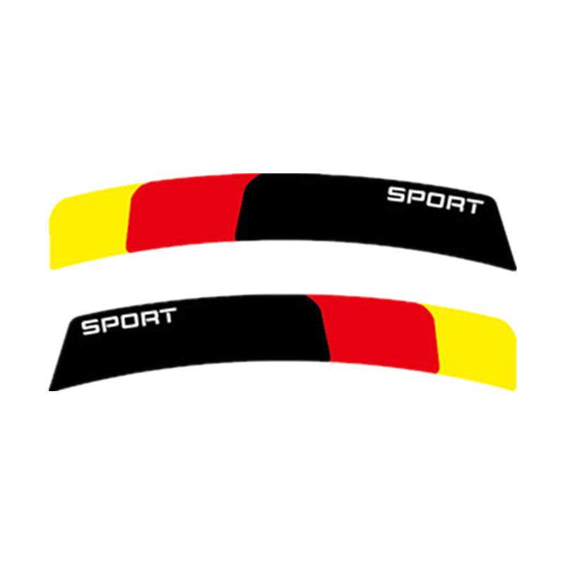 汽车轮眉装饰贴纸个性改装SPORT叶子板车贴车身贴划痕贴纸防刮条