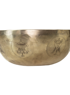 梵木果手工颂钵八瑞相冥想瑜伽音乐会音波打坐装饰摆件