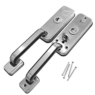 老款万嘉防盗门把手不锈钢老式门锁大拉手新多门铝合金门锁大把手