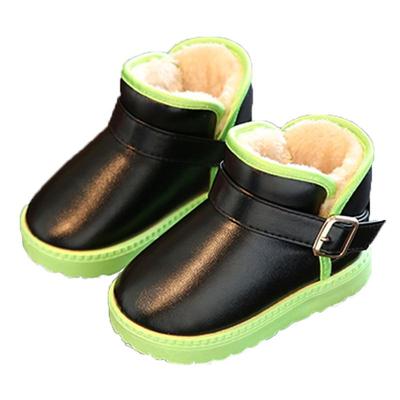 女童雪地靴男童短靴子秋冬宝宝鞋