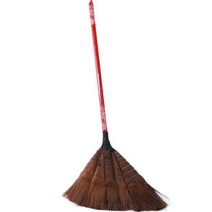 新品纯手工实木柄大号加厚棕扫把鬃毛扫把簸箕扫帚棕毛扫居家清扫