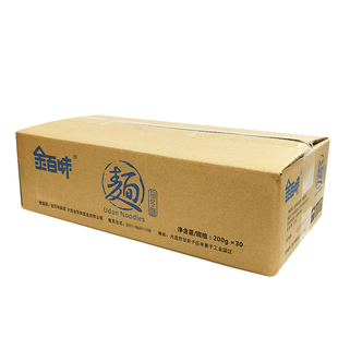 整箱金百味乌冬面日式常温火锅速食面非油炸半熟方便面条200g/袋