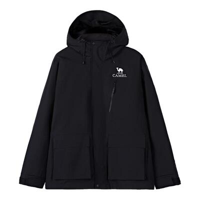 【麒麟】Camel骆驼三合一冲锋衣春夏户外登山防风防水外套夹克
