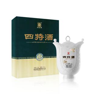 官方正品 四特酒15年45度500ml十五年礼盒特香型高档纯粮白酒