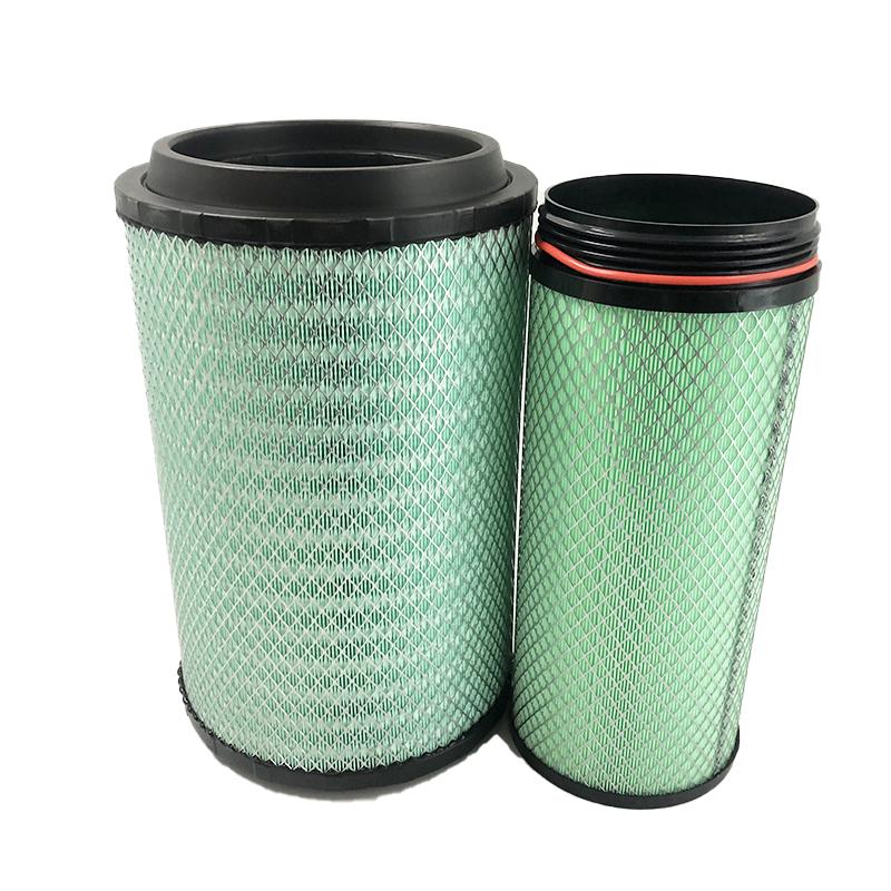 K2841PU空气滤芯解放J6空滤陕汽德龙F3000A7重汽T7h豪沃336滤清器