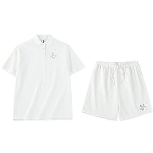 【关晓彤同款】安踏女运动套装2023夏季透气短袖短裤宽松潮流T恤