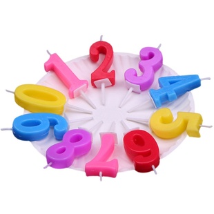 【25个】数字生日蜡烛 彩色周岁小蜡烛创意儿童蛋糕装饰小蜡烛