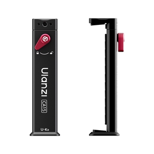 Ulanzi优篮子 CA15铝合金金属ipad平板夹一键锁大尺寸便携固定平板支架夹子桌面三脚架直播视频平板夹