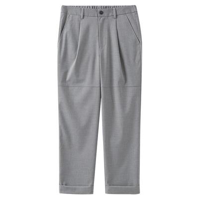 翻脚口设计后身多口袋九分裤