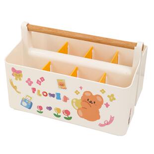 默默爱 笔筒儿童大容量女孩桌面铅笔收纳盒书桌画笔水彩笔收纳架