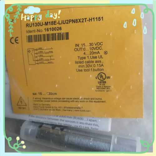 图尔克接近式超声波传感器RU130U-M18E-LIU2PN8X2T-H1151