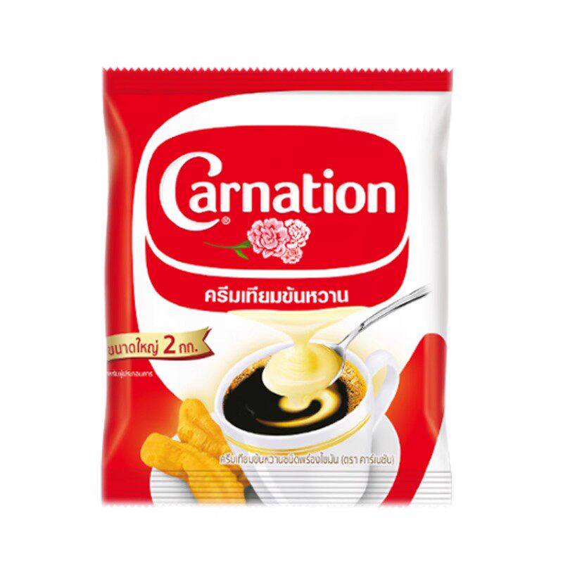 泰国进口炼乳三花商用袋装老挝