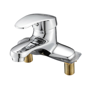 加厚家用面盆洗脸盆洗手盆冷热水龙头浴室双孔老式三孔洗手池台盆