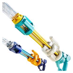 水枪儿童玩具抽拉式喷水高压强力射程远漂流呲滋加特林泼水节专用