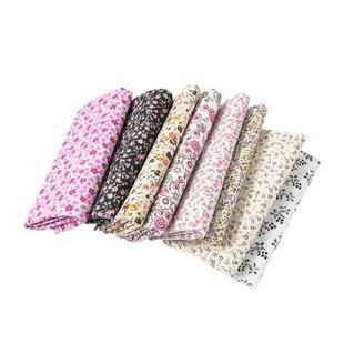 小碎花纯棉布料田园全棉印花布手工diy宝宝连衣裙衣服装面料清新