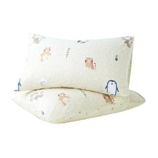 富安娜全棉儿童枕套纯棉30×50枕头套幼儿园男女孩单个40×60卡通