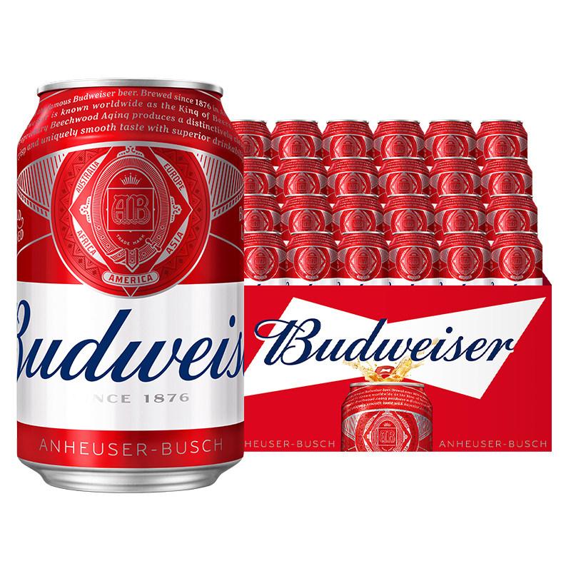 Budweiser/百威经典啤酒330ml*24