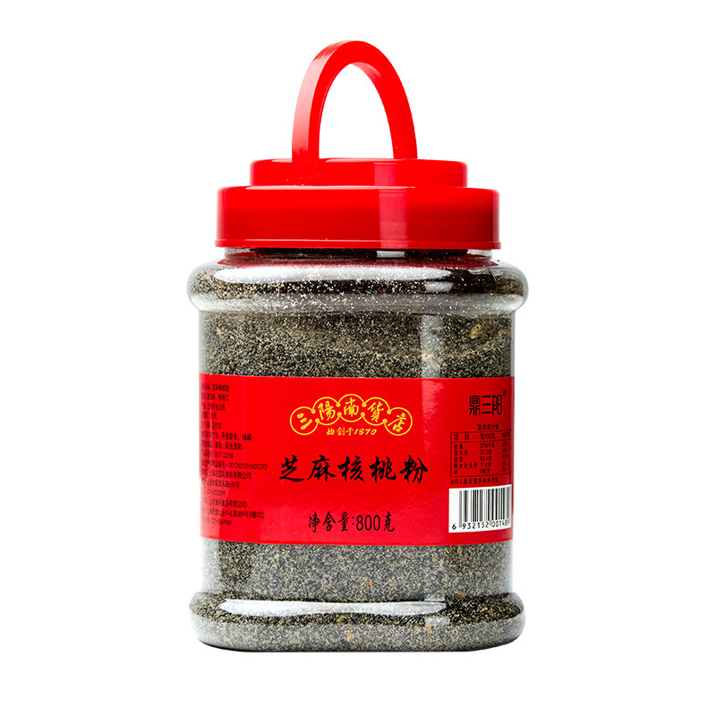 三阳南货店芝麻核桃粉800g大份量 上海特产老字号核桃黑芝麻粉