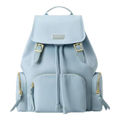 新秀丽简约翻盖大容双肩包