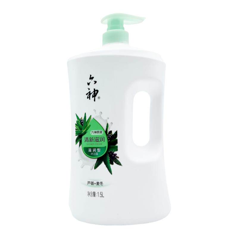 六神清新滋润型沐浴露芦荟+麦冬