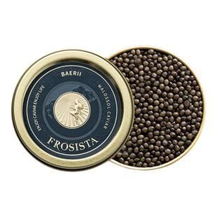 芙思塔鱼子酱BAERII黑标系列四川雅安鲟鱼籽酱开盖即食10g*1罐