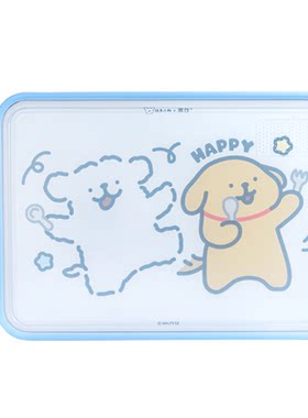 言仓线条小狗砧板菜板可爱卡通家用厨具食品级材料无异味双面使用