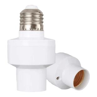 雷达感应人体智能灯头E27螺口灯座楼梯走廊过道车库LED节能照明灯