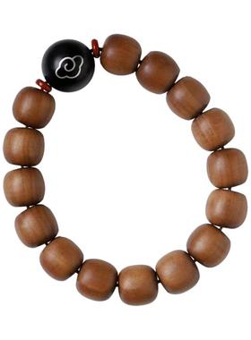 老山檀香佛珠手串男老型珠