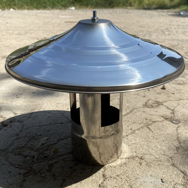 不锈钢烟囱帽柴火土灶烟筒家用采暖炉锅炉排烟排气排风管烟冲防雨