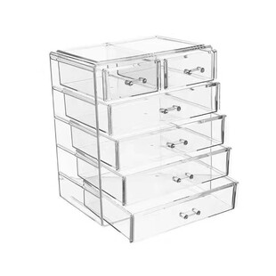 亚克力抽屉收纳盒裱花钉工具杂物防尘裱花嘴整理透明置物架大容量