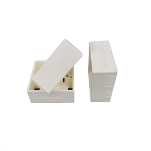 公元 86型开关插座 可配套用的公元明盒 86型明装盒 塑料明盒线盒