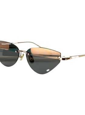 欧美倒三角时尚无框中小气质墨镜