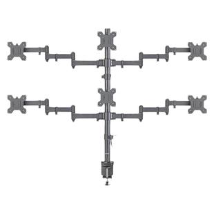 多屏显示器支架 电脑屏幕架子3屏六屏拼接炒股游记监控多应用底座