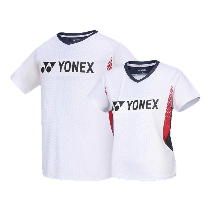 YONEX尤尼克斯官方正品羽毛球服男女款文化衫速干比赛训练短袖T恤
