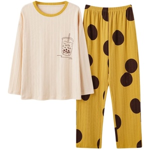 芬腾朵朵春秋季2021年新款纯棉睡衣