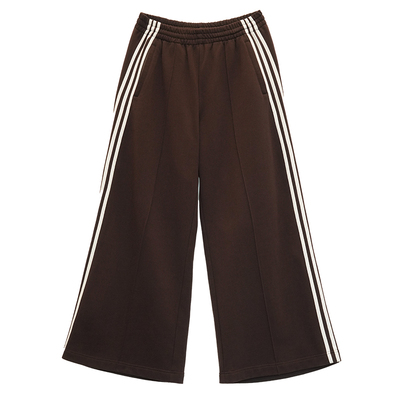 木子理想胖mm大码美式直筒卫裤